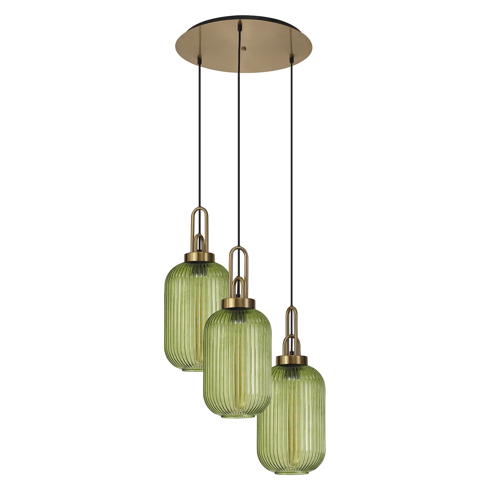 Fabula Springfield 3 Light Linear Suspension Kit - Polished Nickel - Frame Only