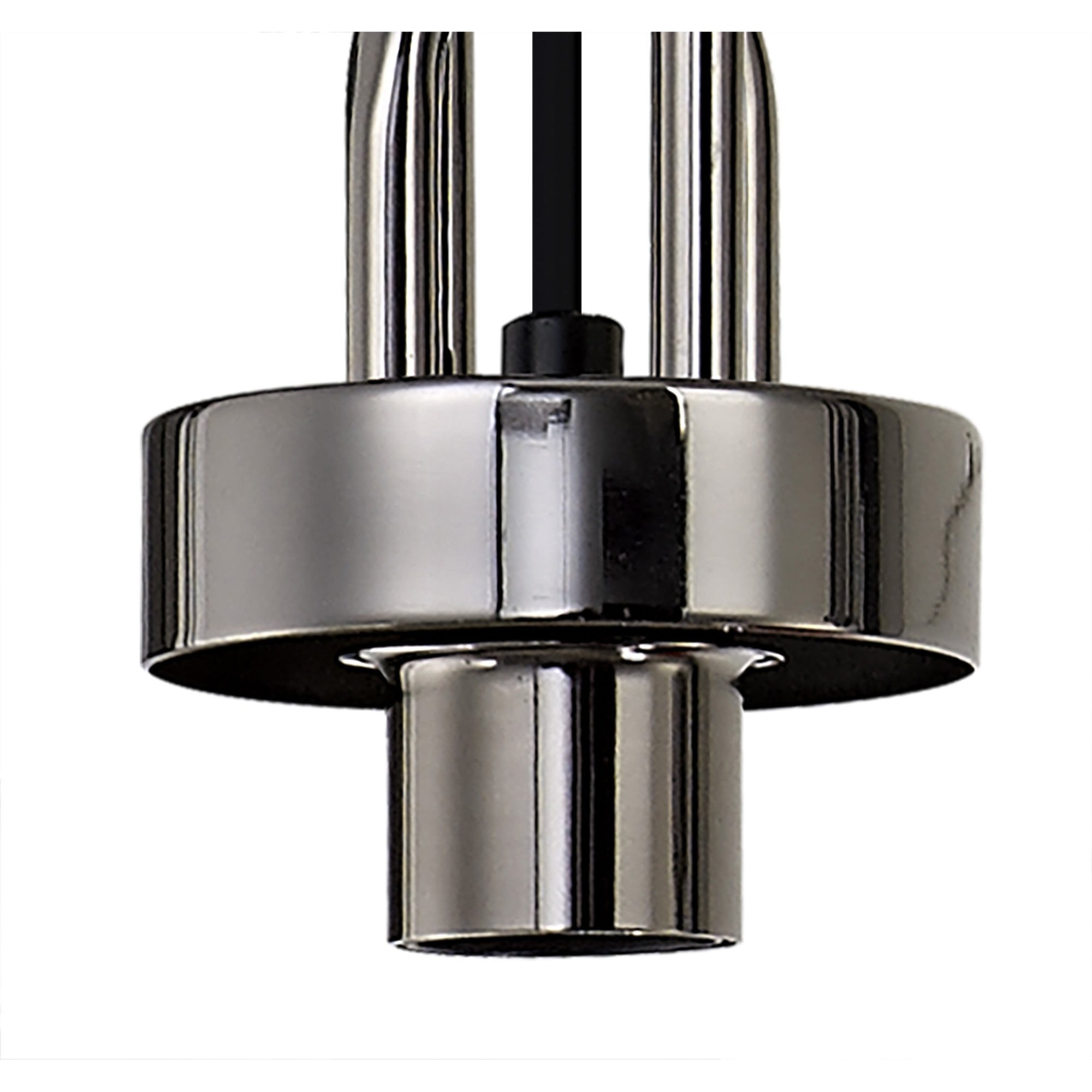Fabula Springfield 4 Light Linear Suspension Kit - Black Chrome - Frame Only