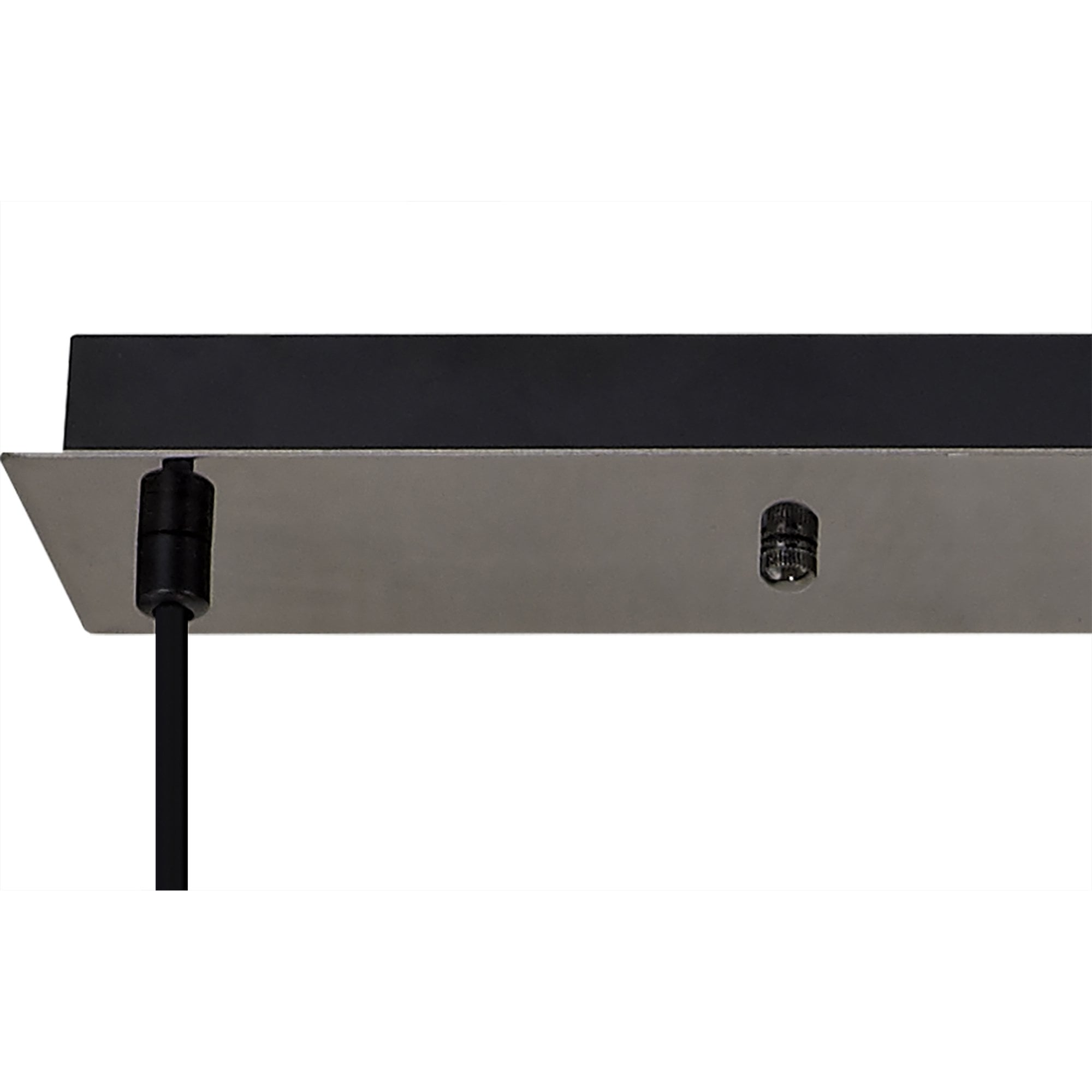 Fabula Springfield 4 Light Linear Suspension Kit - Black Chrome - Frame Only