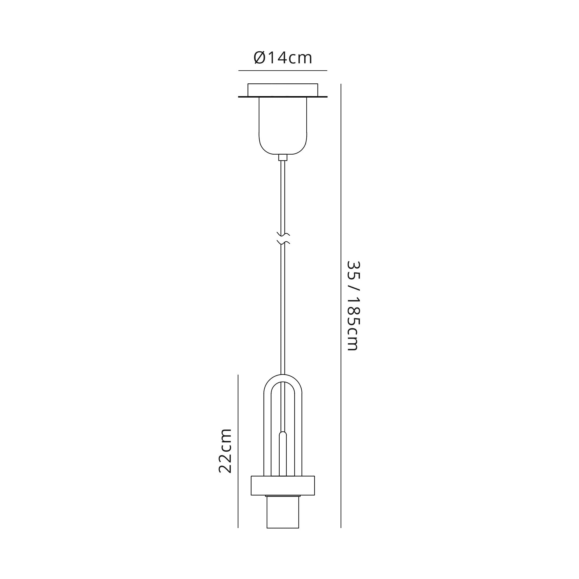 Fabula Springfield Single Suspension Kit - Polished Nickel - Frame Only