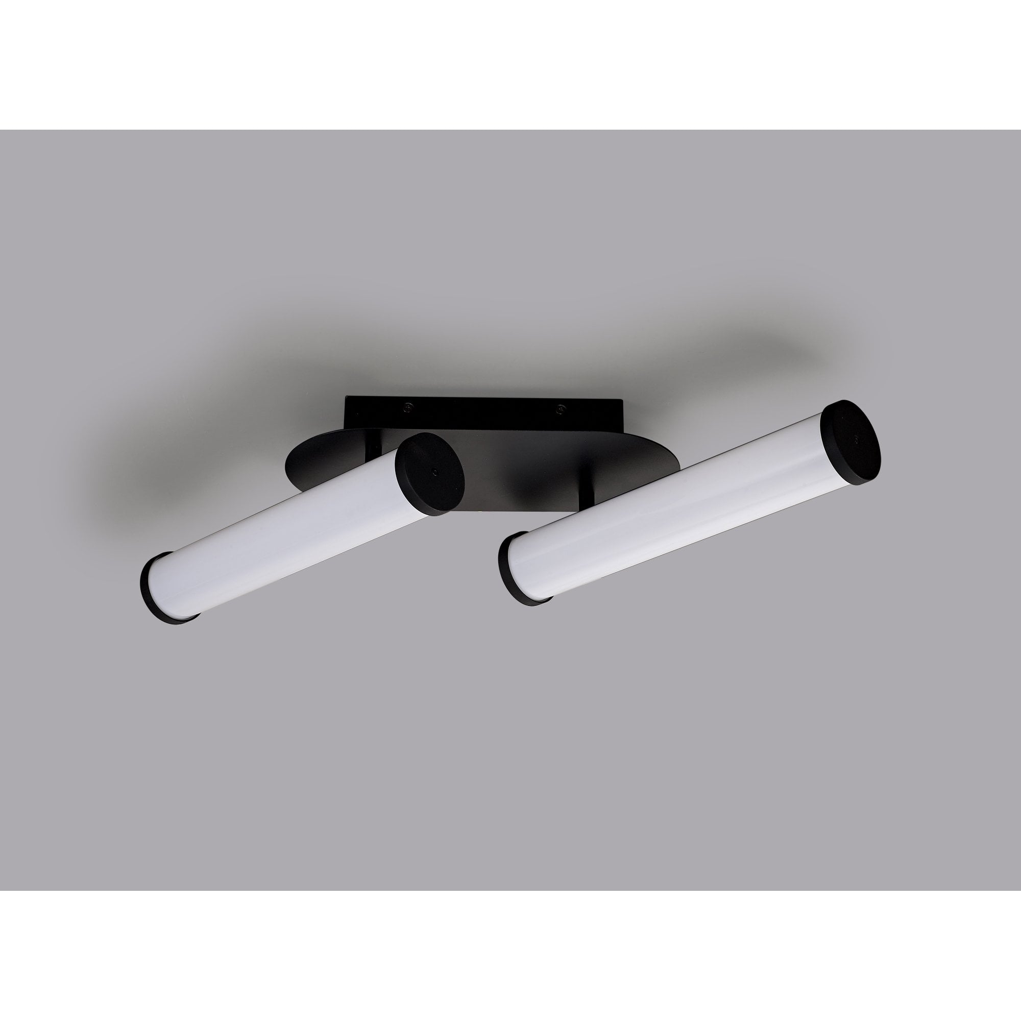 Fabula Torrington 2 Light Ceiling Light - Sand Black - IP44