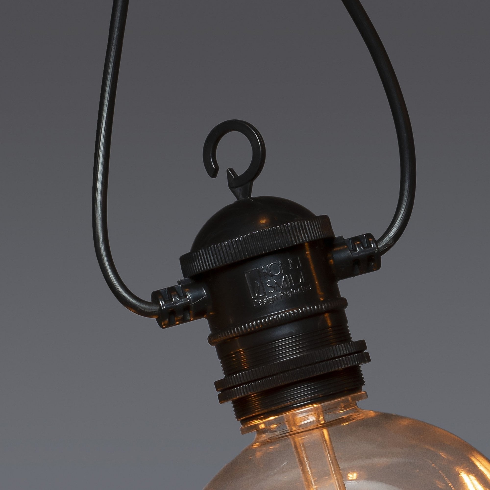 Konstsmide Festoon 4.5m Light Set - 10 Round LED Bulbs - 1800K - Short Drop