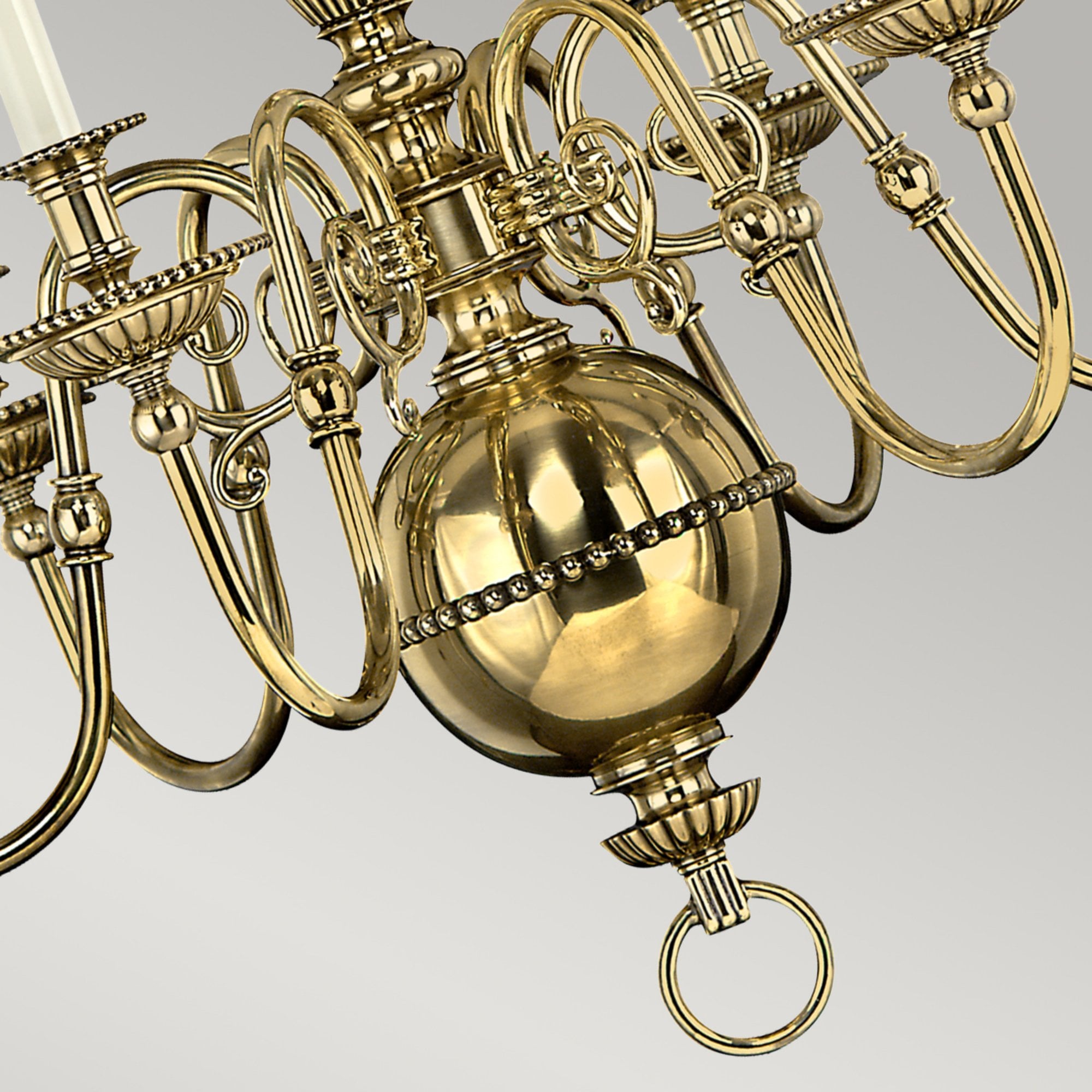 Hinkley Cambridge 6 Light Chandelier - Burnished Brass