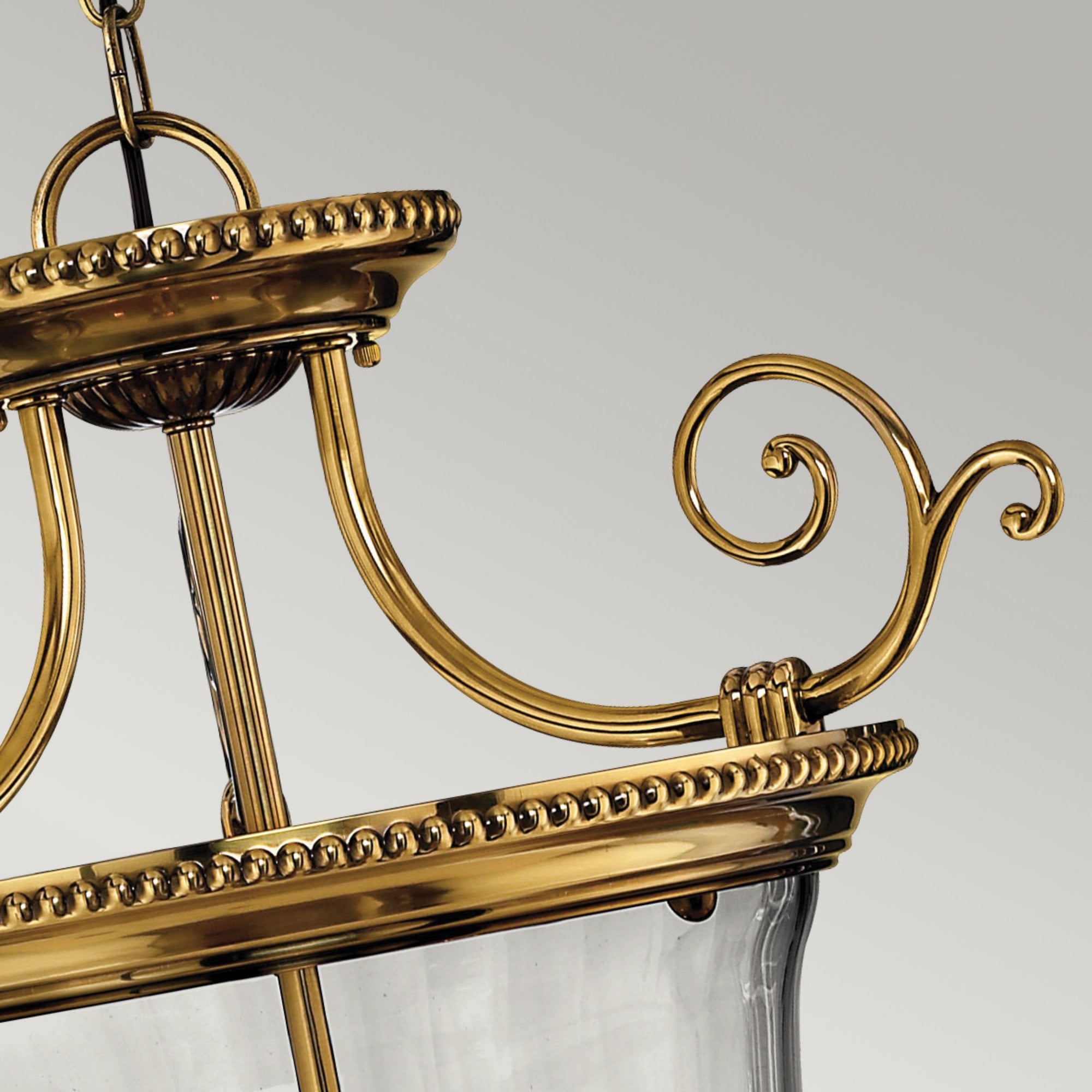 Hinkley Cambridge 3 Light Small Pendant - Burnished Brass