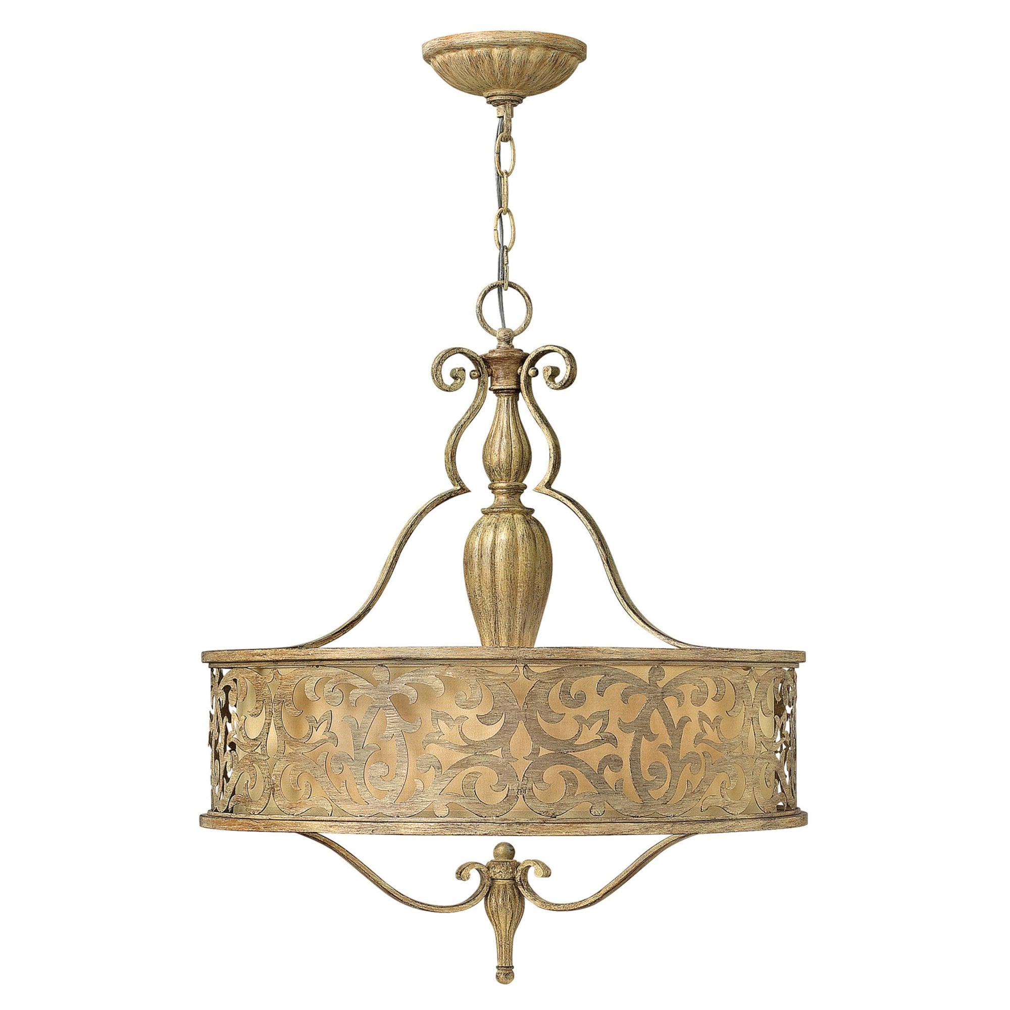 Hinkley Carabel 3 Light Pendant Chandelier - Brushed Champagne