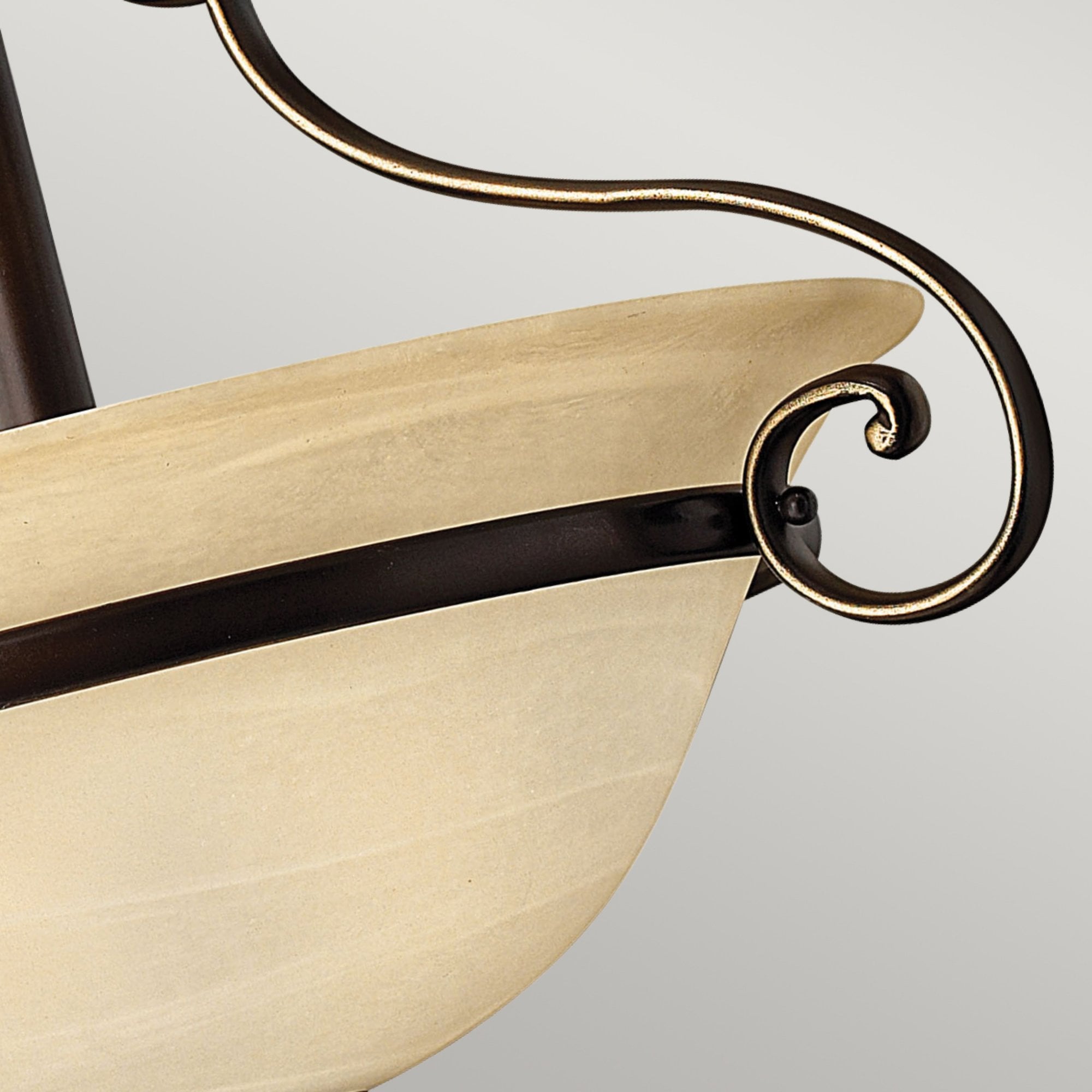 Hinkley Cello 2 Light Semi-Flush - Antique Bronze
