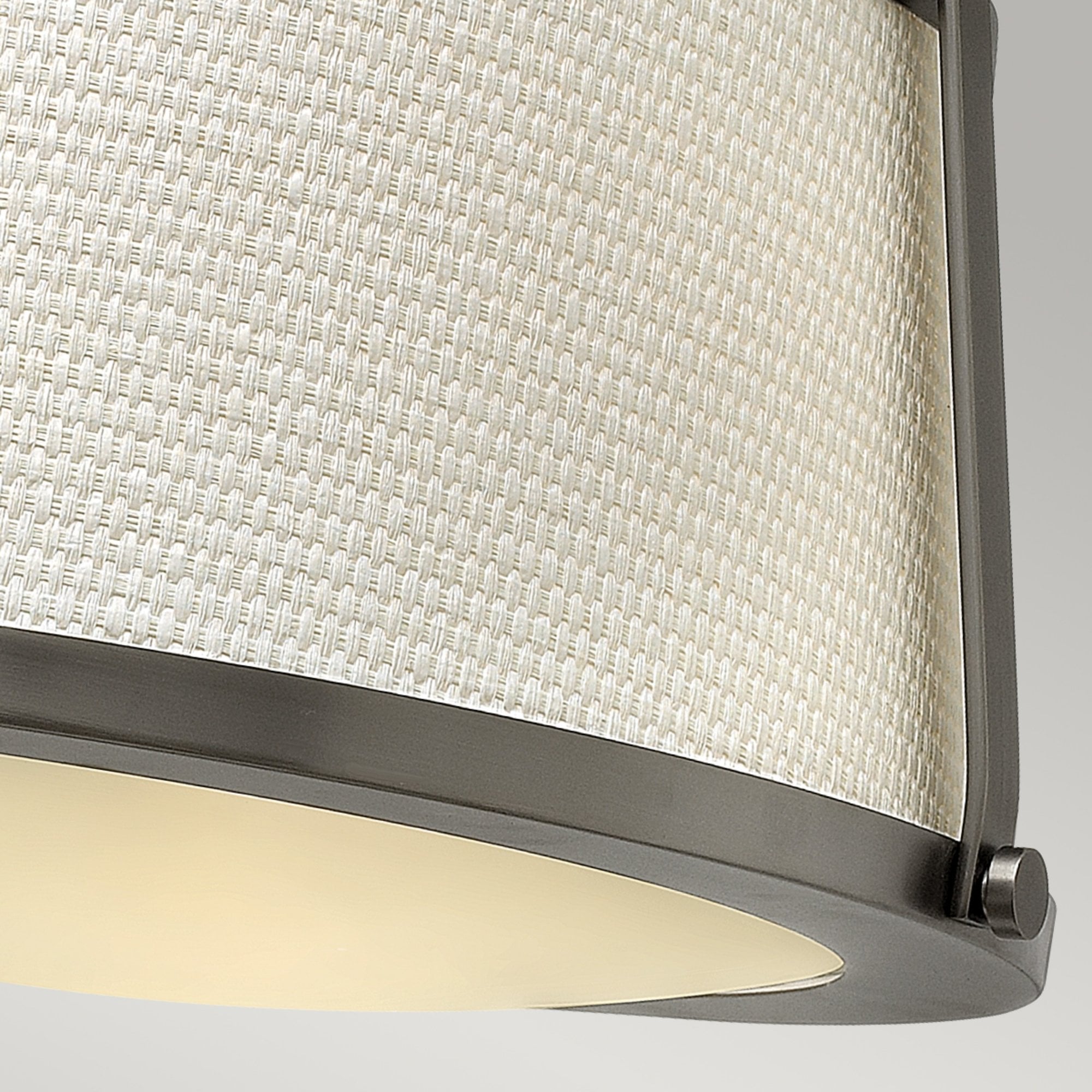 Hinkley Charlotte 3 Light Semi-Flush - Antique Nickel
