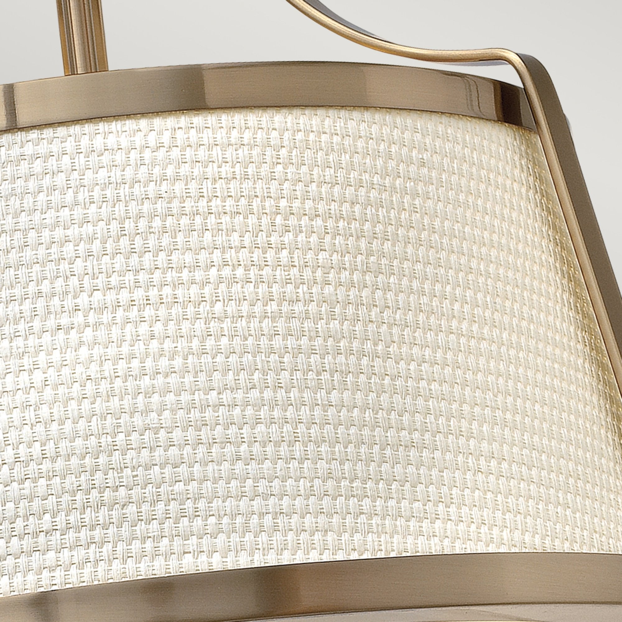 Hinkley Charlotte 3 Light Semi-Flush - Brushed Caramel