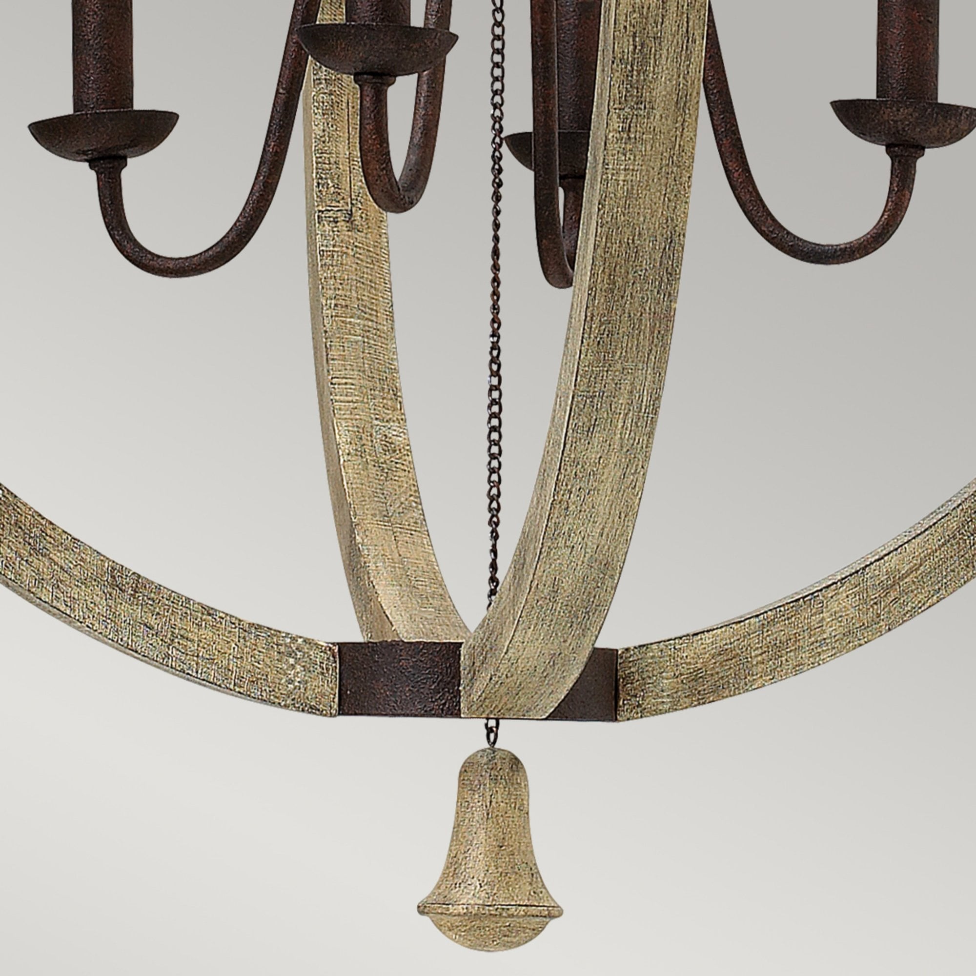 Hinkley Middlefield 4 Light Chandelier - Iron Rust
