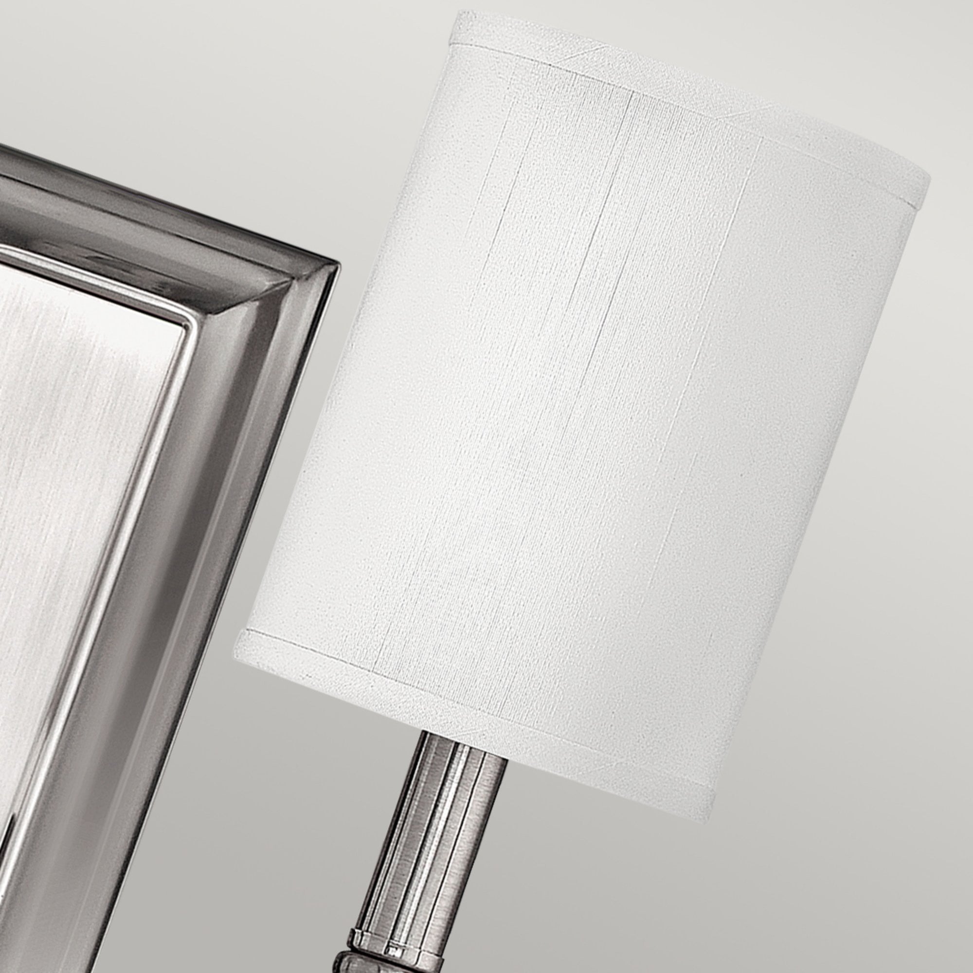 Hinkley Sussex 2 Light Wall Light - Brushed Nickel