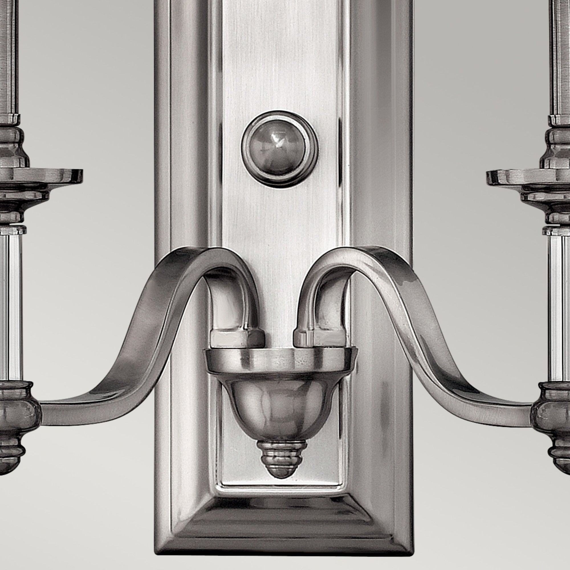 Hinkley Sussex 2 Light Wall Light - Brushed Nickel