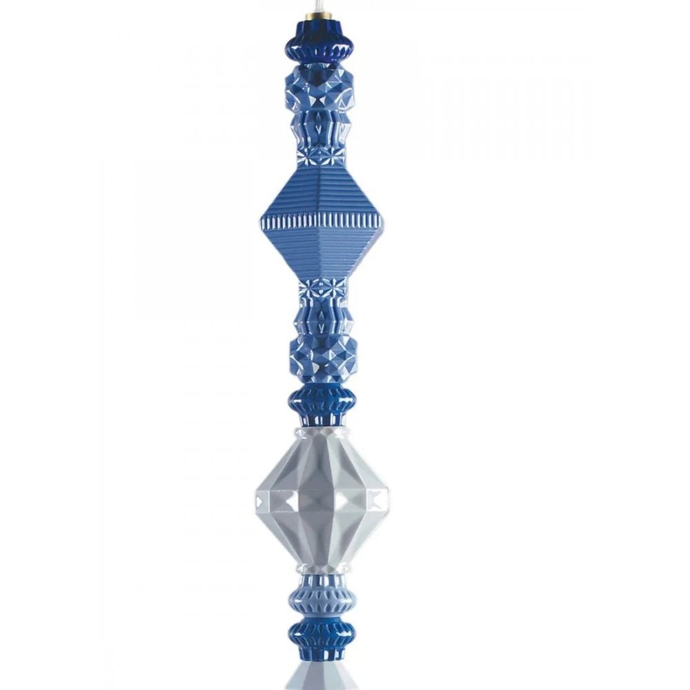 Lladro Belle De Nuit Pendant Lamp II - Blue