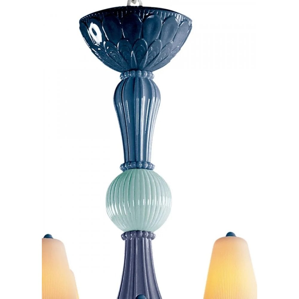 Lladro Ivy & Seed Medium 20 Light Chandelier - Ocean