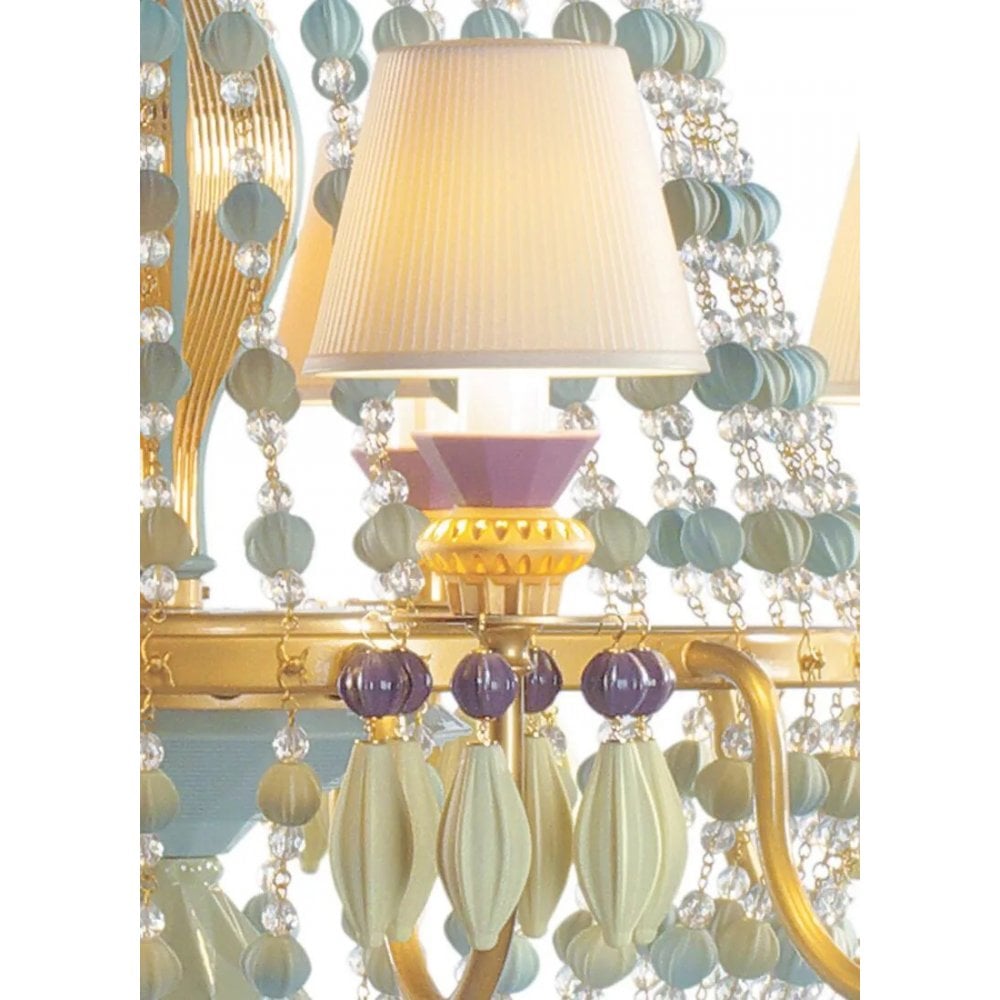 Lladro Winter Palace 12 Light Chandelier - Côte d'Azur