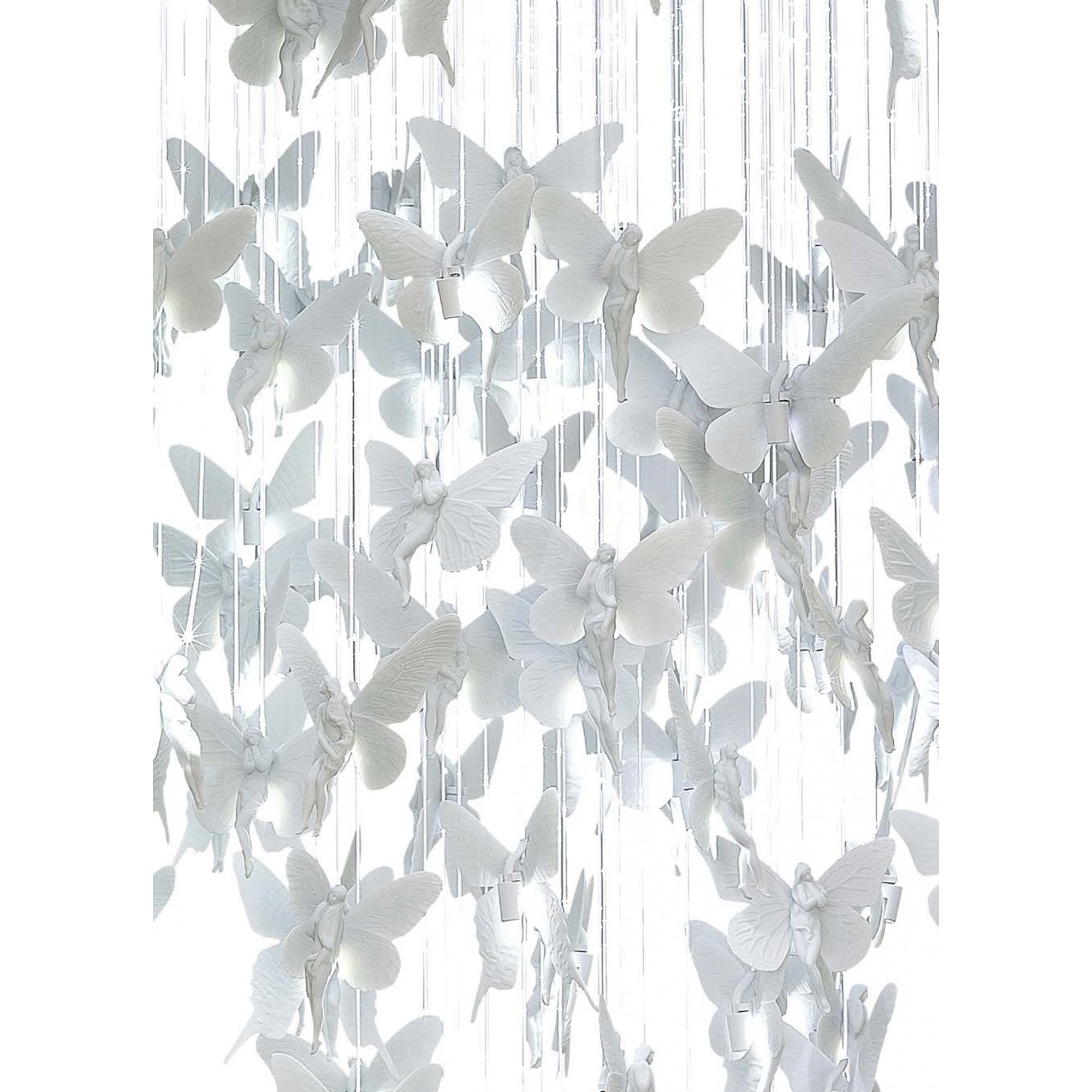 Lladro Niagara Chandelier 1.10m - White