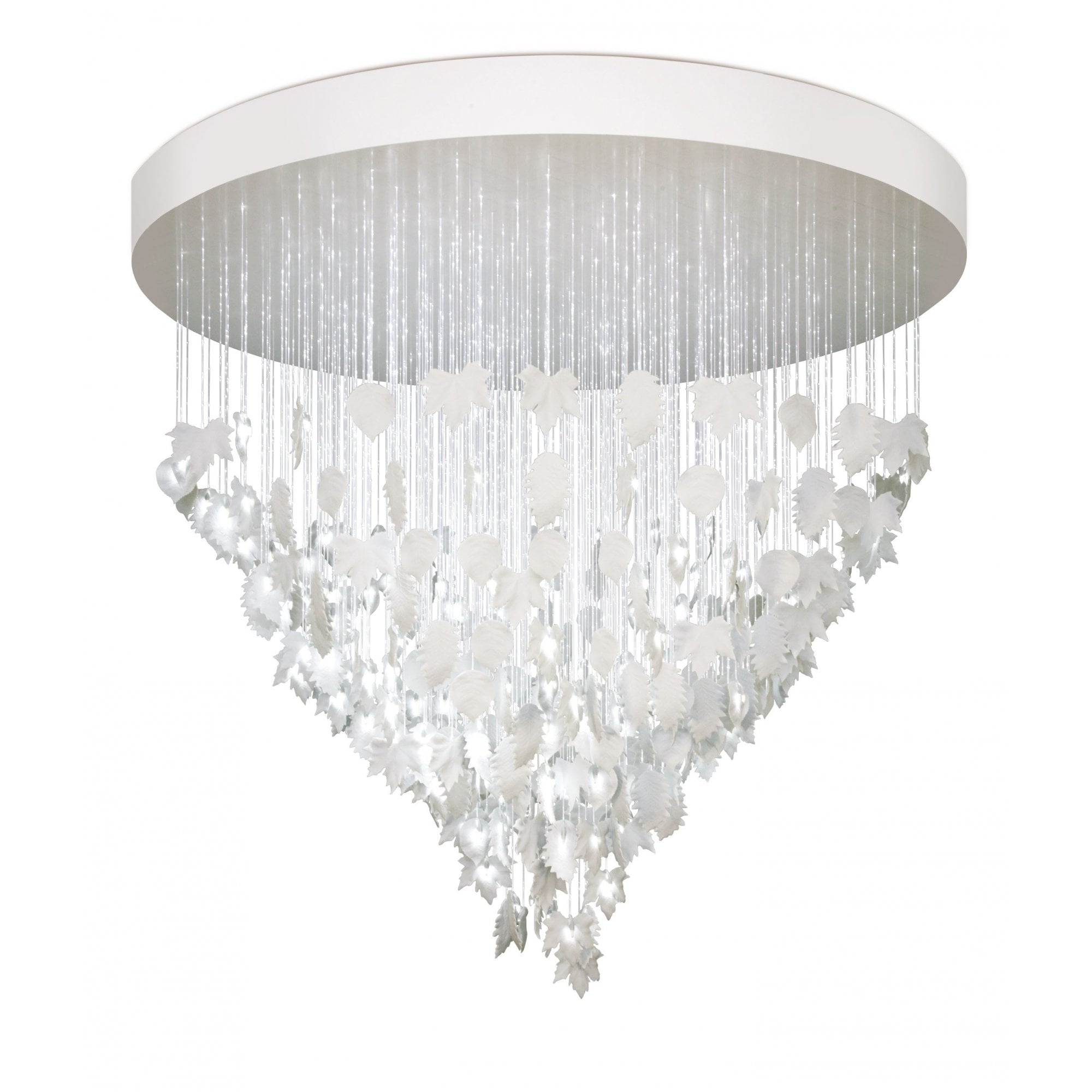 Lladro Magic Forest Chandelier 2m - White