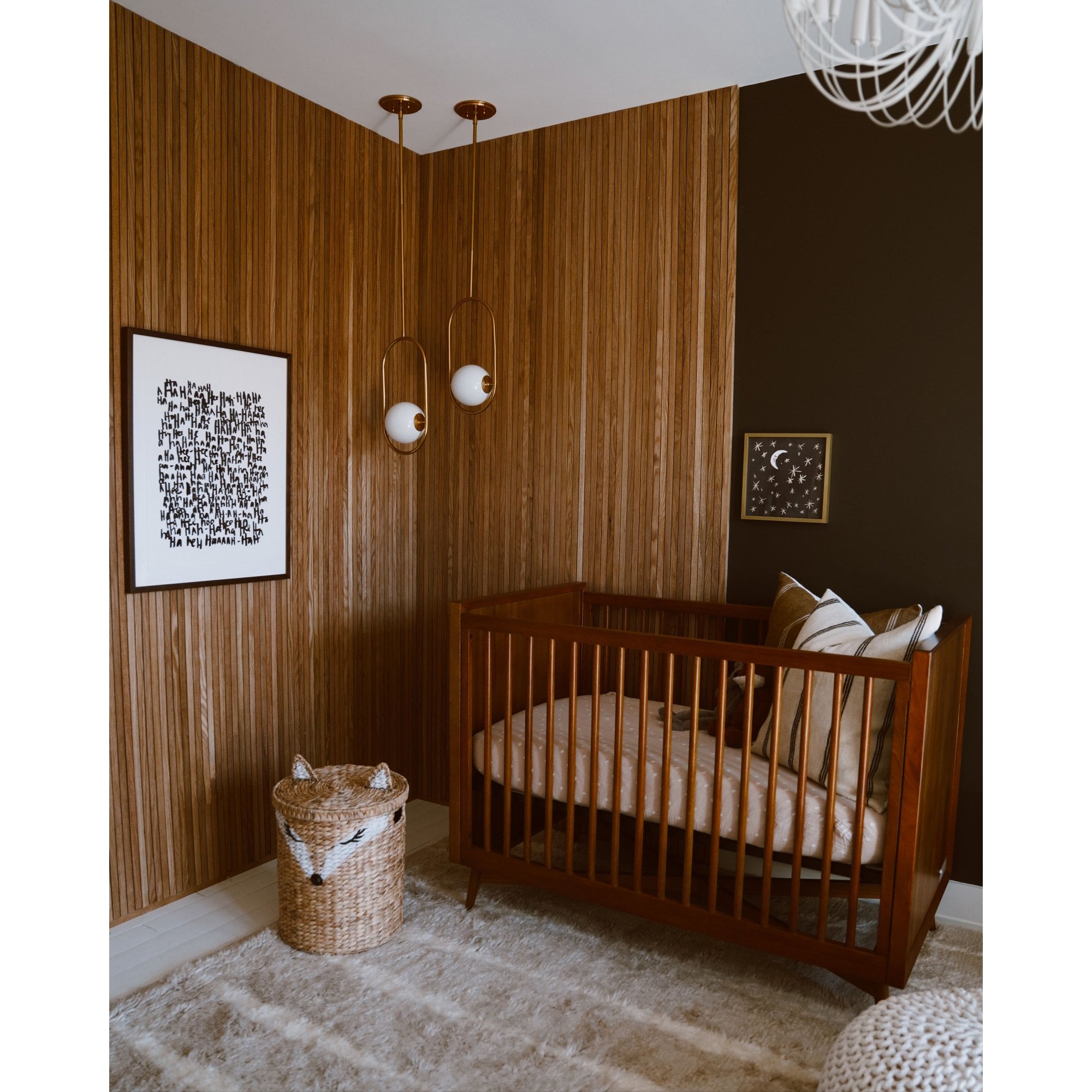 Corbett Everley Small 1 Light Pendant - Vintage Brass