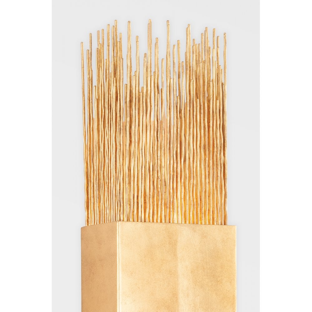 Corbett Sabine 2 Light Wall Sconce Light - Vintage Gold Leaf