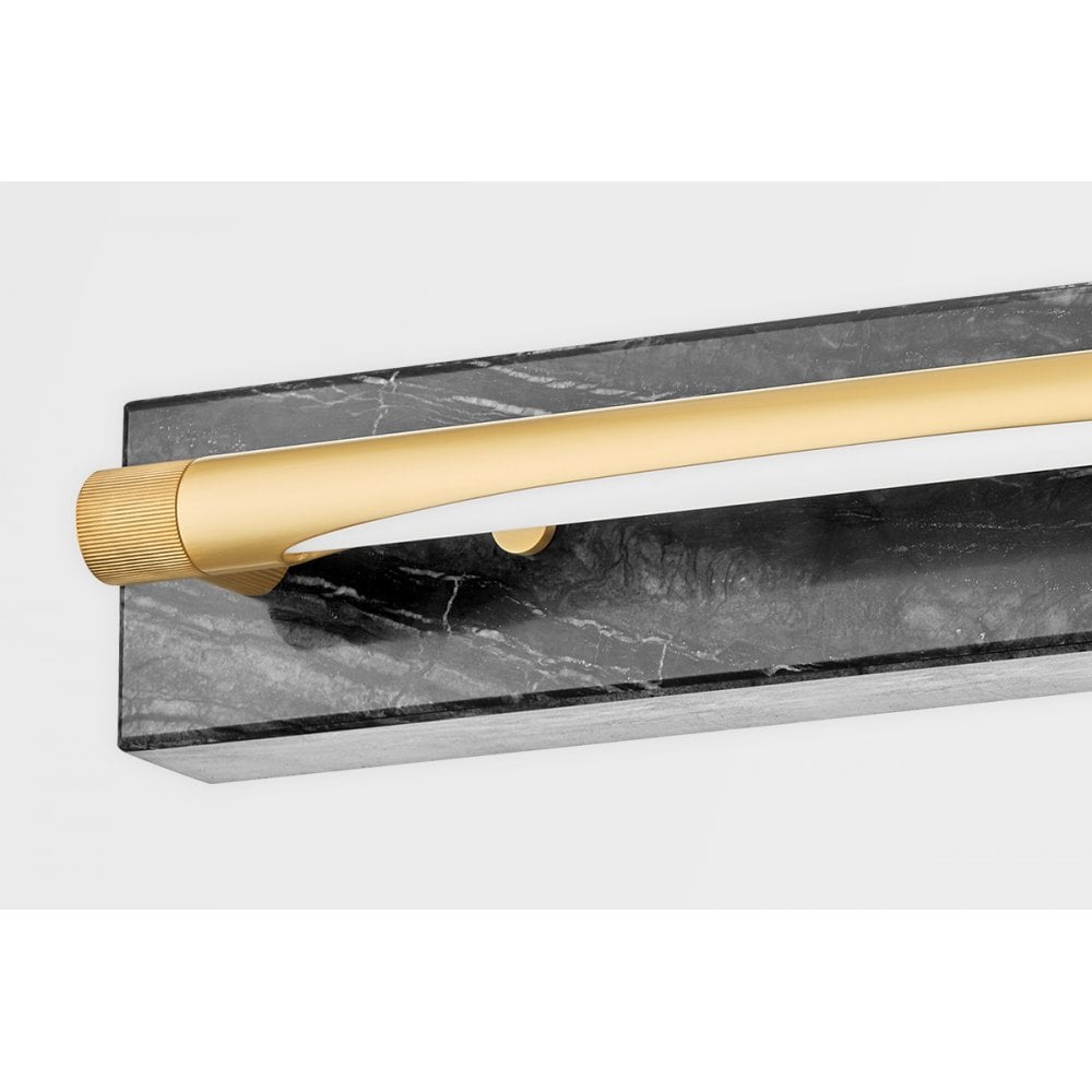 Hudson Valley Hayden 1 Light Wall Sconce Light - Aged Brass