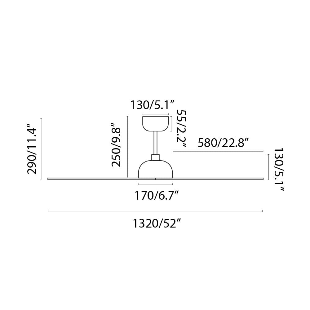 Faro Gotland Large Fan - White