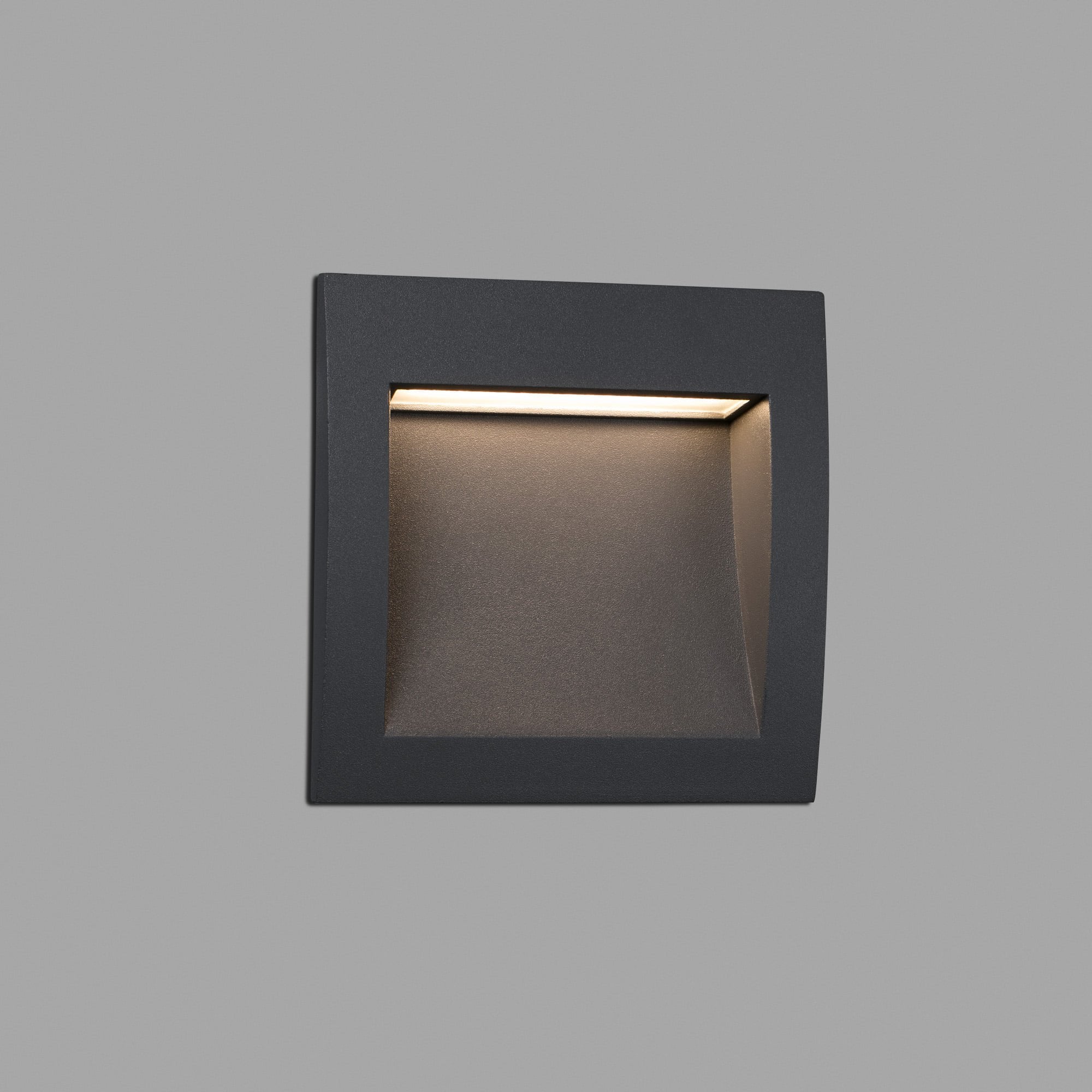 Faro Sedna 140 Square Recessed Lamp - Dark Grey