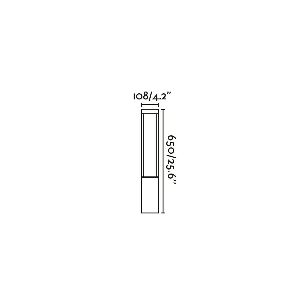 Faro Agra 650 Beacon Lamp - Dark Grey