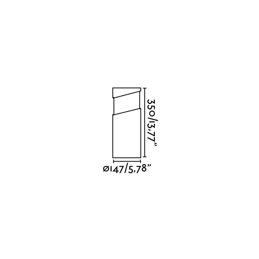 Faro Block 350 Beacon/Post Lamp - Grey