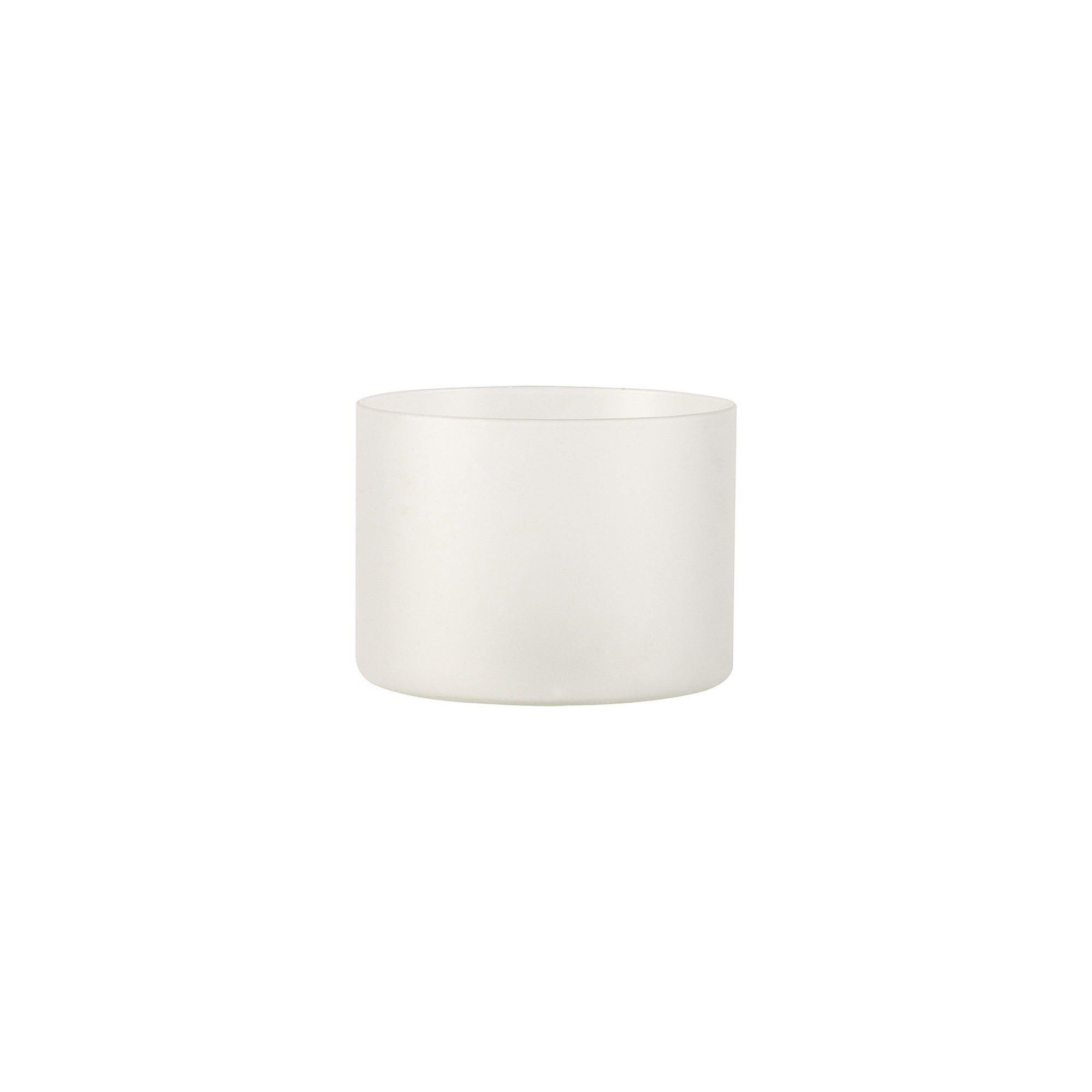 Fabula Tamworth 8 Light Telescopic Semi Flush - Short Cylinder Shades - French Gold & Frosted Glass