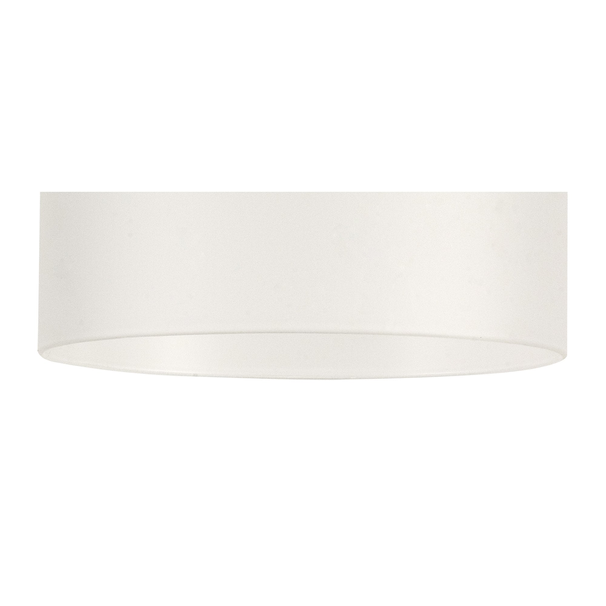 Fabula Tamworth 8 Light Telescopic Semi Flush - Short Cylinder Shades - French Gold & Frosted Glass