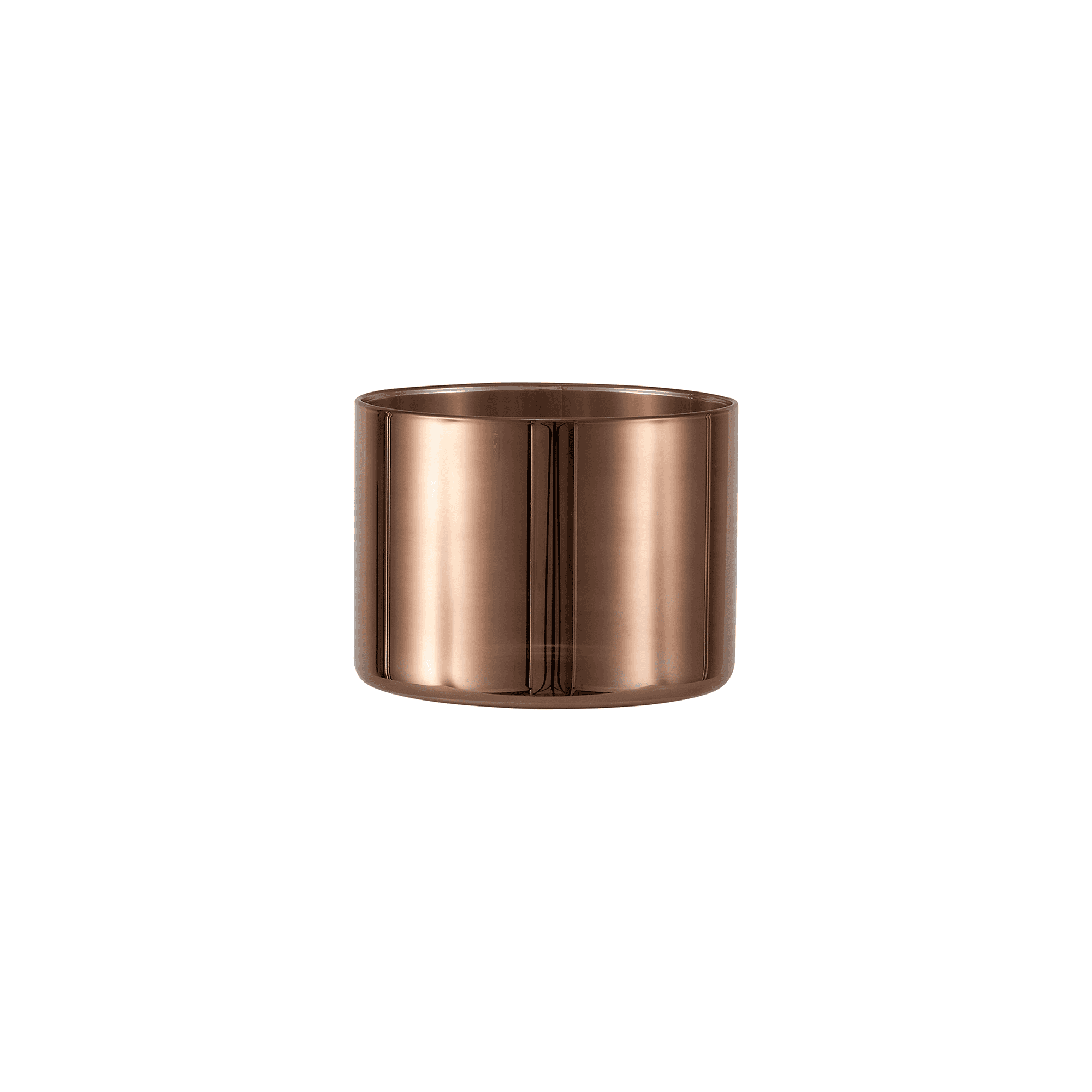Fabula Tamworth 3 Light Linear Pendant - Mixed Cylinder Shades - Polished Chrome & Copper Glass