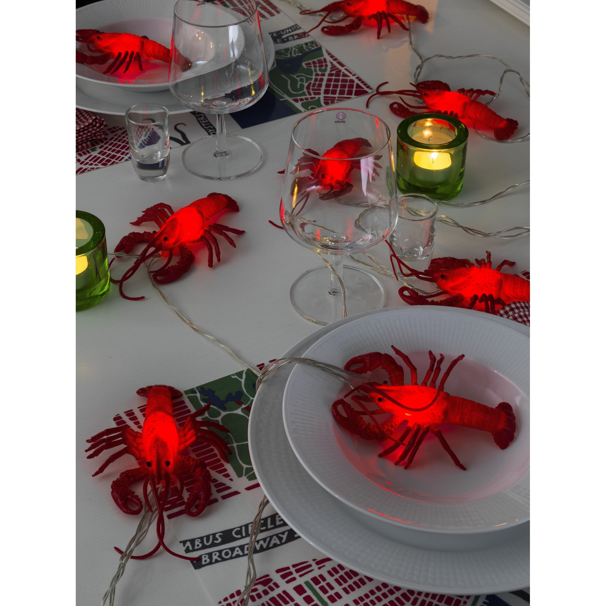 Konstsmide Festoon 7m Decorative Light Set - 8 LED Crayfish