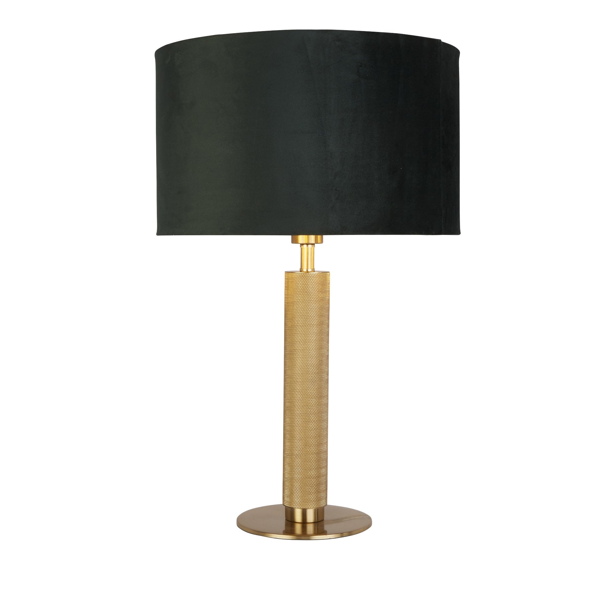 Searchlight Latimer Table Lamp Base - Knurled Gold - Base Only
