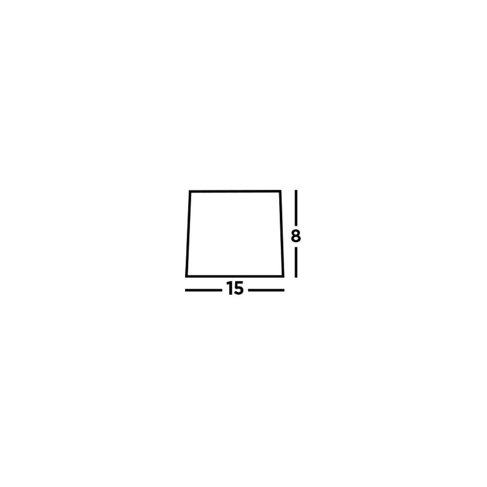 Searchlight Walkover Outdoor 150mm Recessed Square - White & Polycarbonate