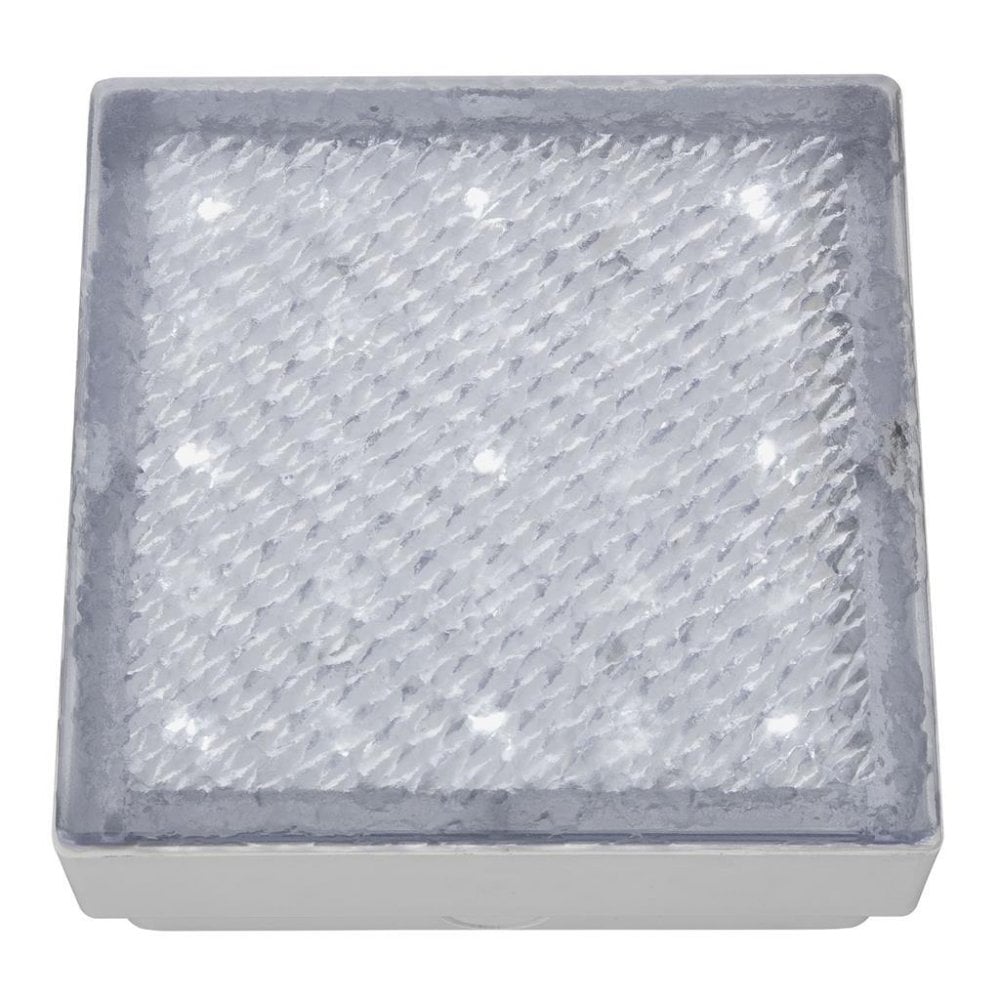 Searchlight Walkover Outdoor 80mm Recessed Square - White & Polycarbonate