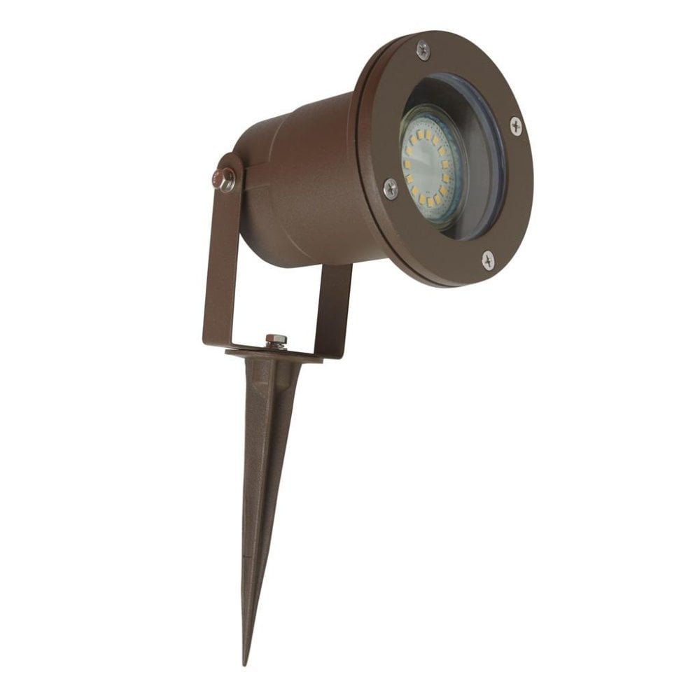 Searchlight Southbank Outdoor Spike - Rust Brown
