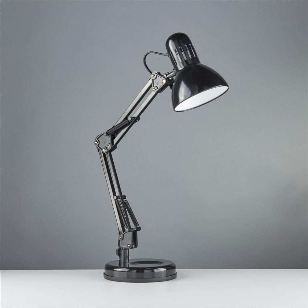 Searchlight Dane Desk Table Lamp - Black