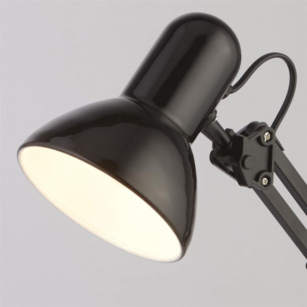 Searchlight Dane Desk Table Lamp - Black