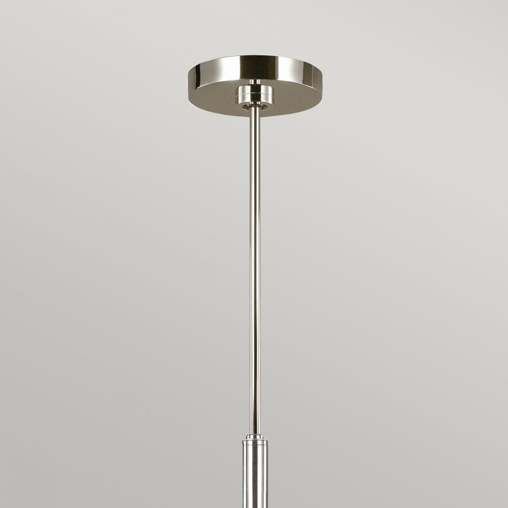 Feiss Brianna 6 Light Chandelier - Polished Nickel