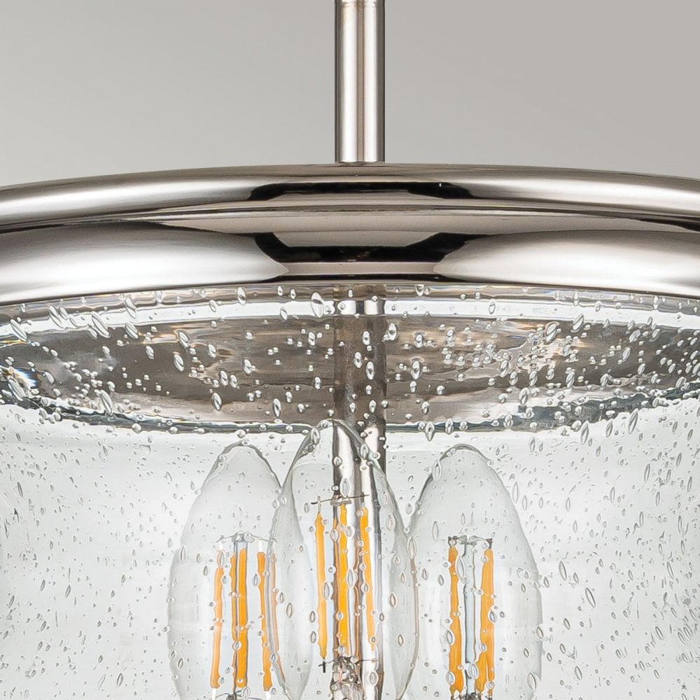 Feiss Pickering Lane 3 Light Semi-Flush - Polished Nickel