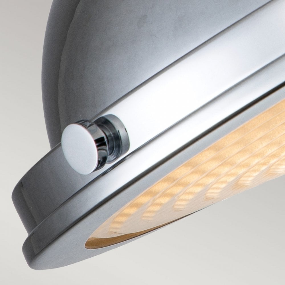 Hinkley Amelia 2 Light Flush Light - Polished Chrome