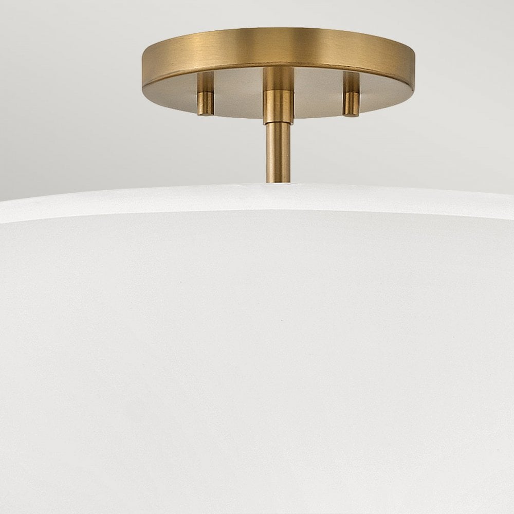 Hinkley Graham 3 Light Duo Mount - Lacquered Brass