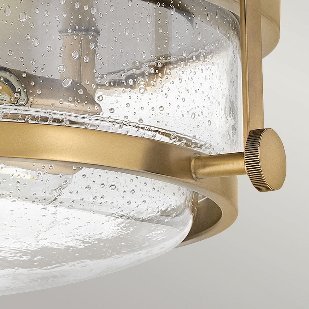 Hinkley Harper Flush - Clear - Heritage Brass