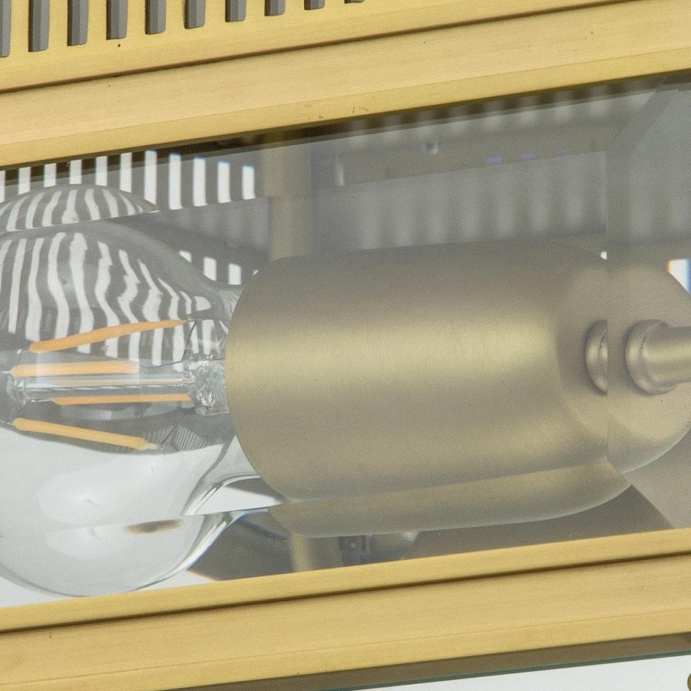 Elstead Holborn 2 Light Flush - Brushed Brass