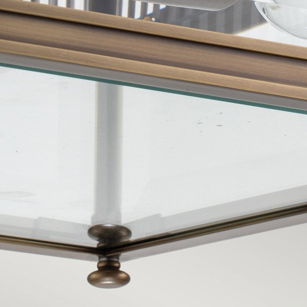 Elstead Holborn 2 Light Flush - Dark Bronze