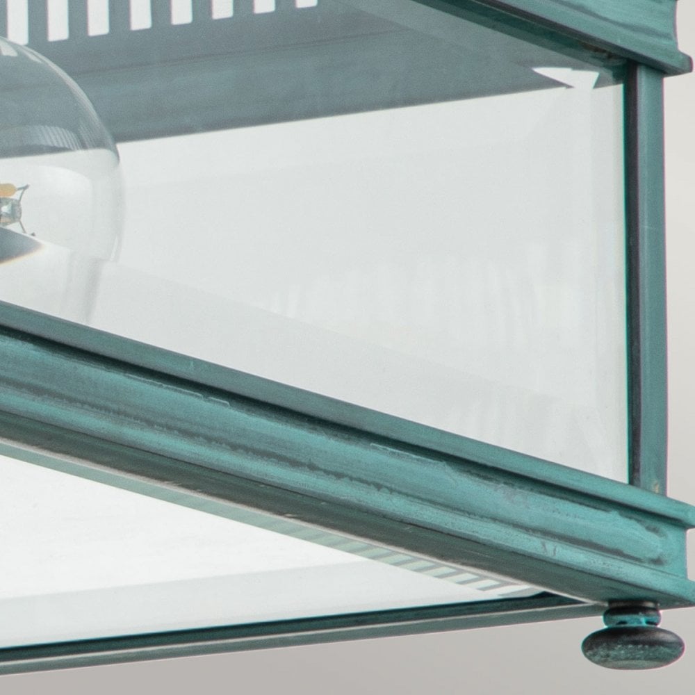 Elstead Holborn 2 Light Flush - Verdigris
