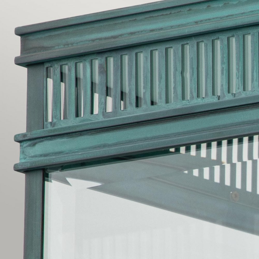 Elstead Holborn 2 Light Flush - Verdigris