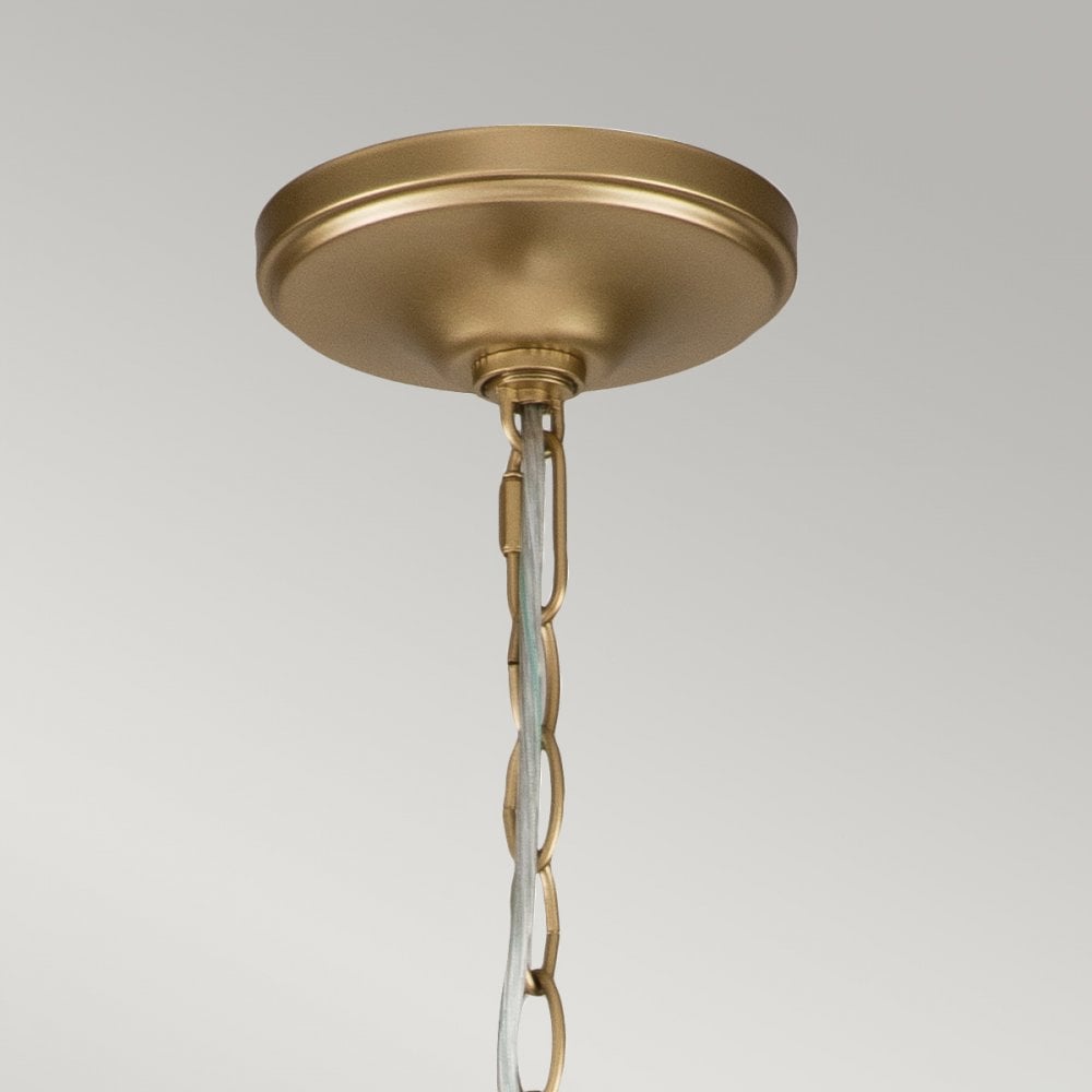 Kichler Capitol Hill 12 Light Chandelier - Painted Natural Brass