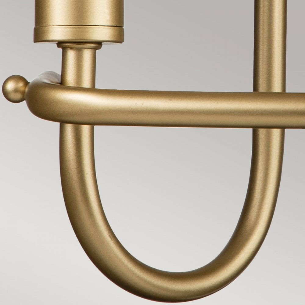Kichler Capitol Hill 2 Light Wall Light - Painted Natural Brass
