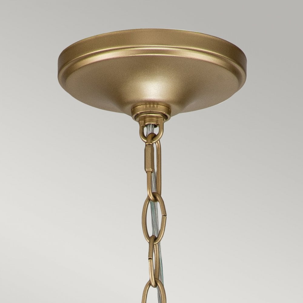 Kichler Capitol Hill 6 Light Chandelier - Painted Natural Brass