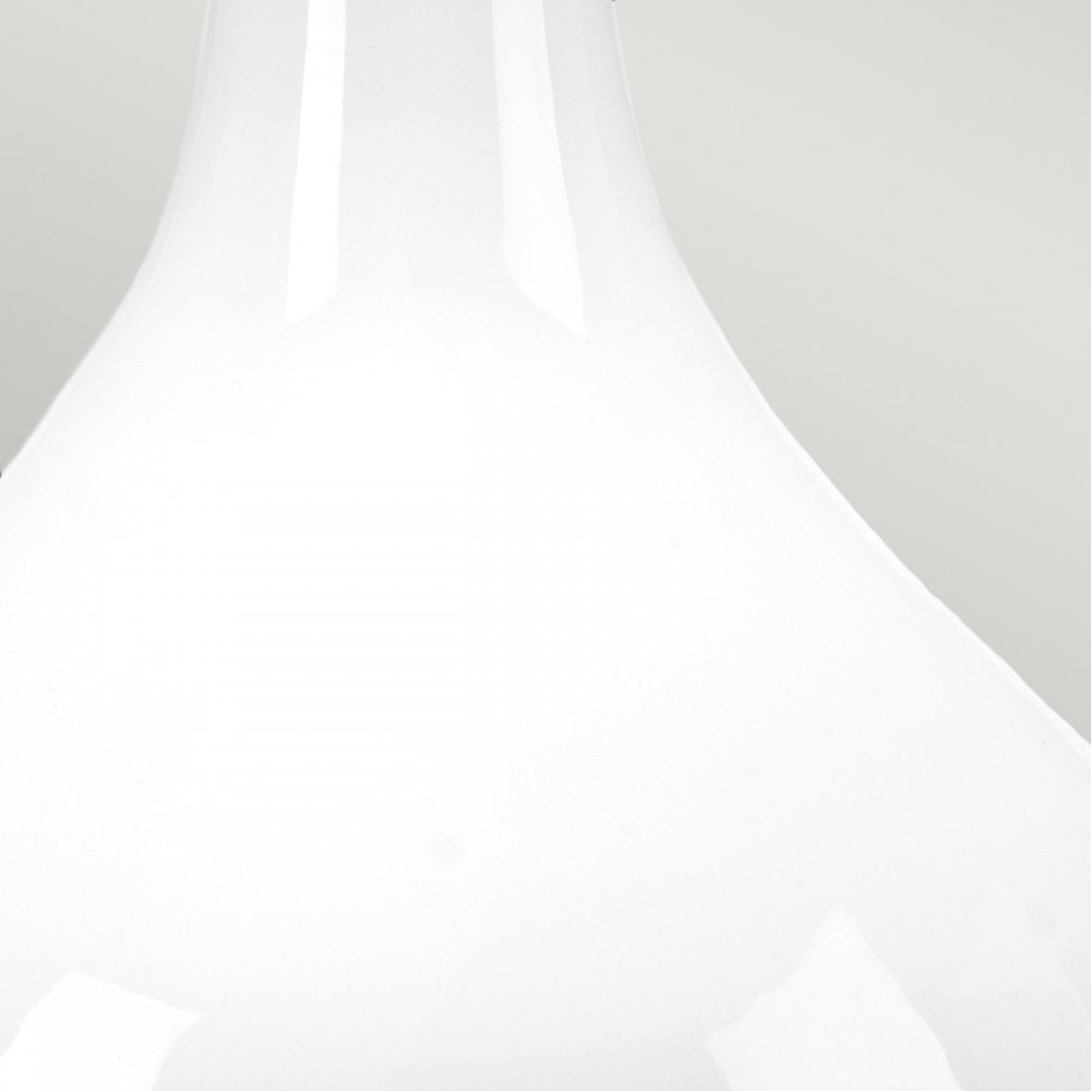 Elstead Milo 1 Light Table Lamp - White, Aged Brass & Grey
